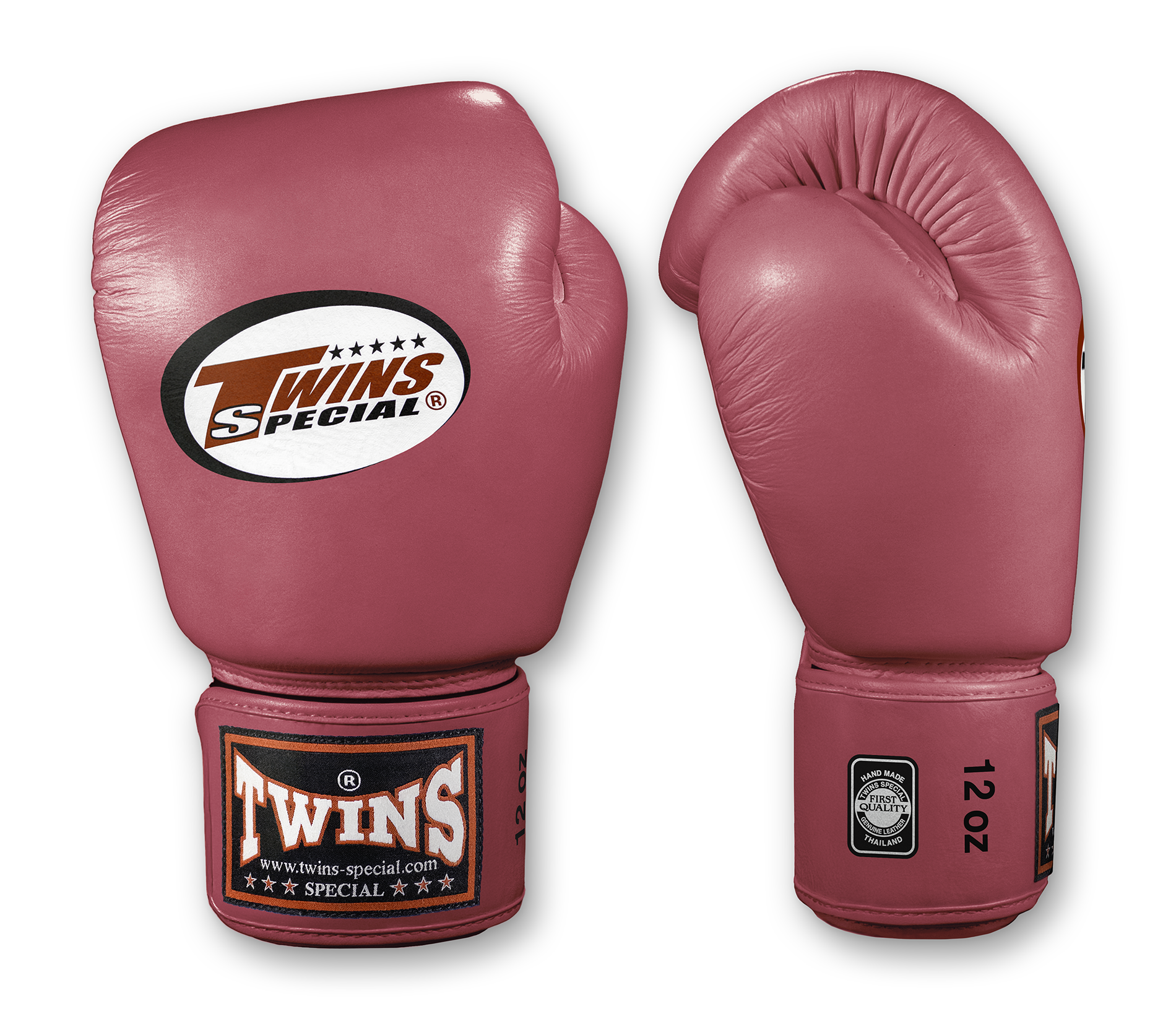 TWINS Boxing Gloves- Premium Leather w/ Velcro - Light Colors - Orange, Yellow, Olive, Light Blue, Pink