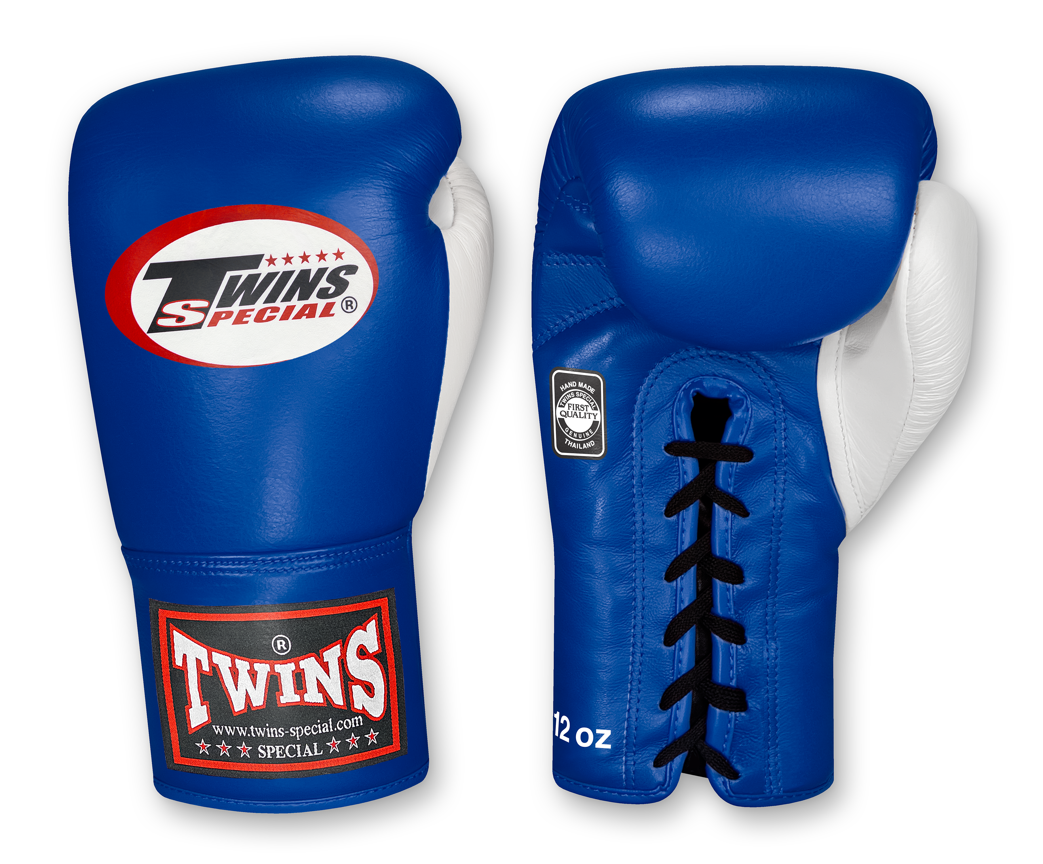 Dual Color Laceup - Colored Body and Palm - White Thumb - Bolds - Red, Blue, Brown Lime, Lavender