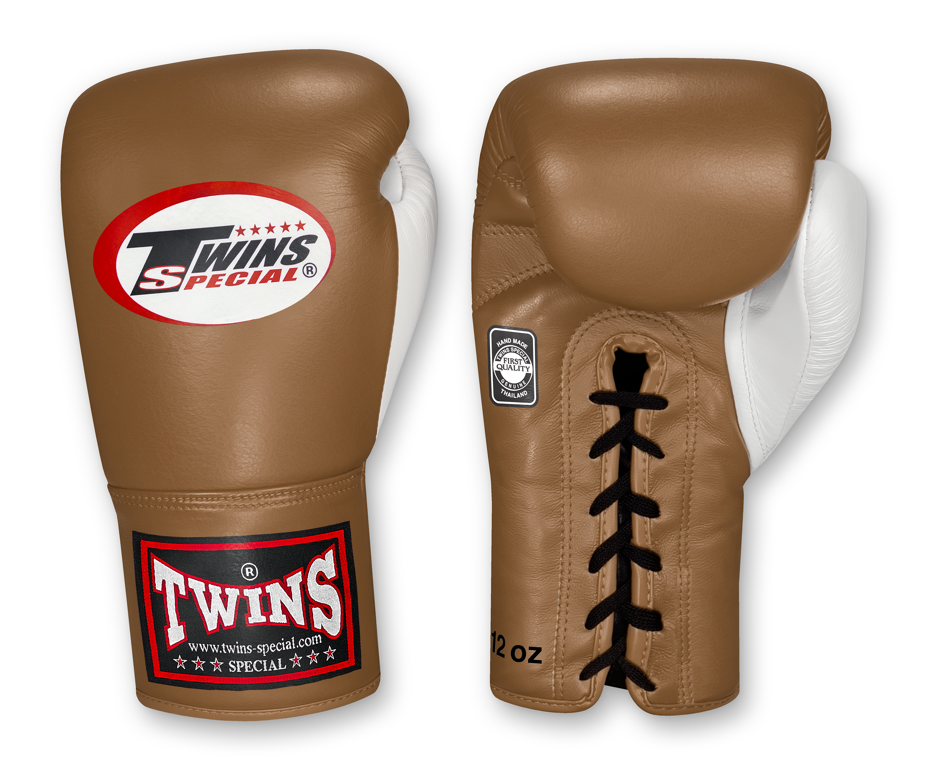 Dual Color Laceup - Colored Body and Palm - White Thumb - Bolds - Red, Blue, Brown Lime, Lavender