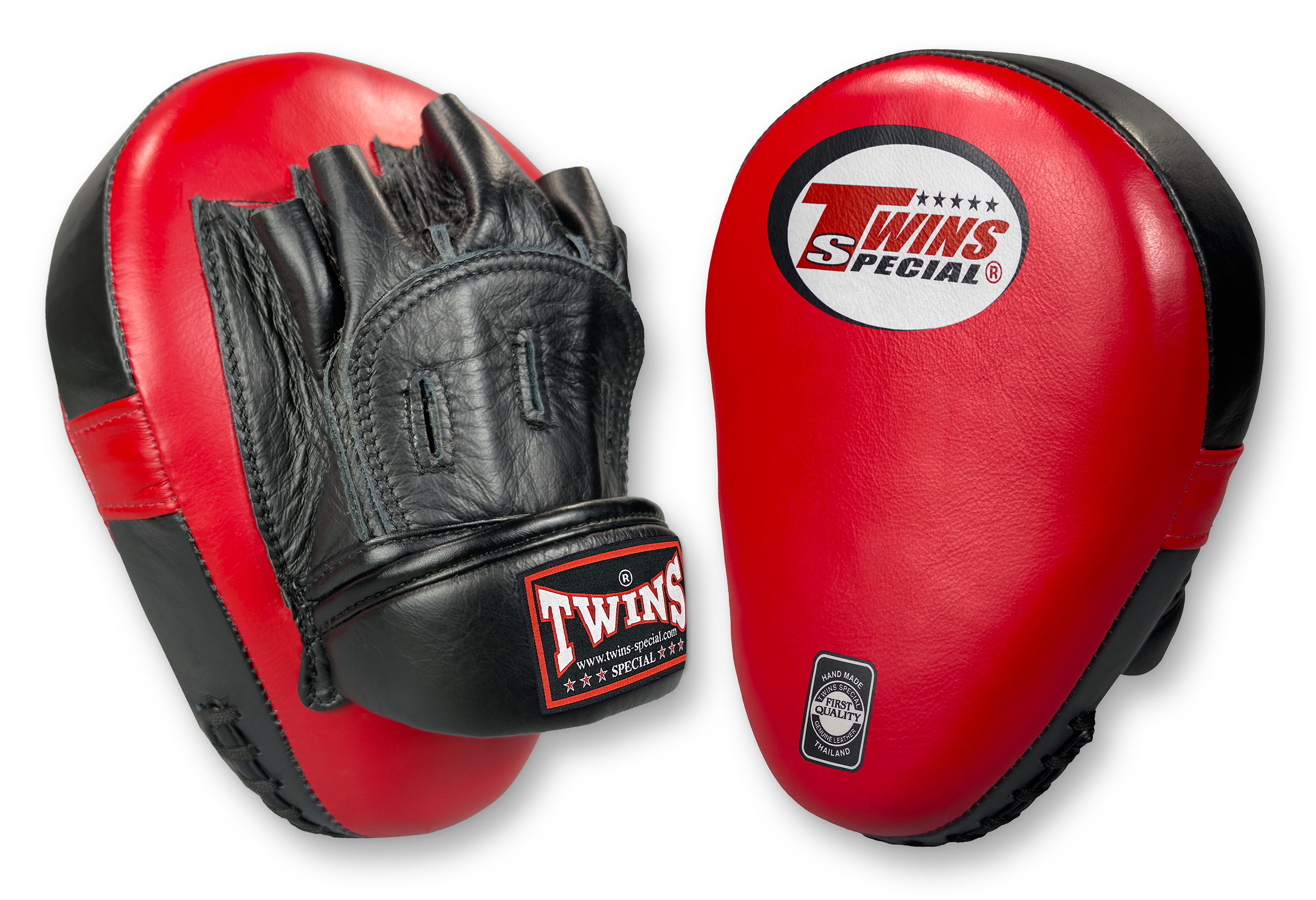 TWINS Punching Mitts - Fighting Spirit - TWINS Boxing, MMA & Muay Thai - Red, Black