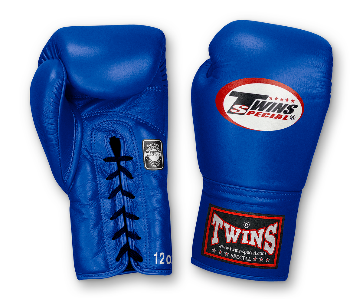 TWINS Boxing Gloves- Premium Leather w/ Laceup - Bold Colors