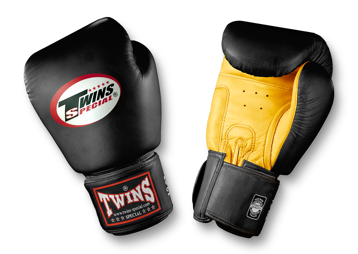 TWINS Boxing Gloves- Triple Color Thumb w/ Velcro - BGVL3-3T - by