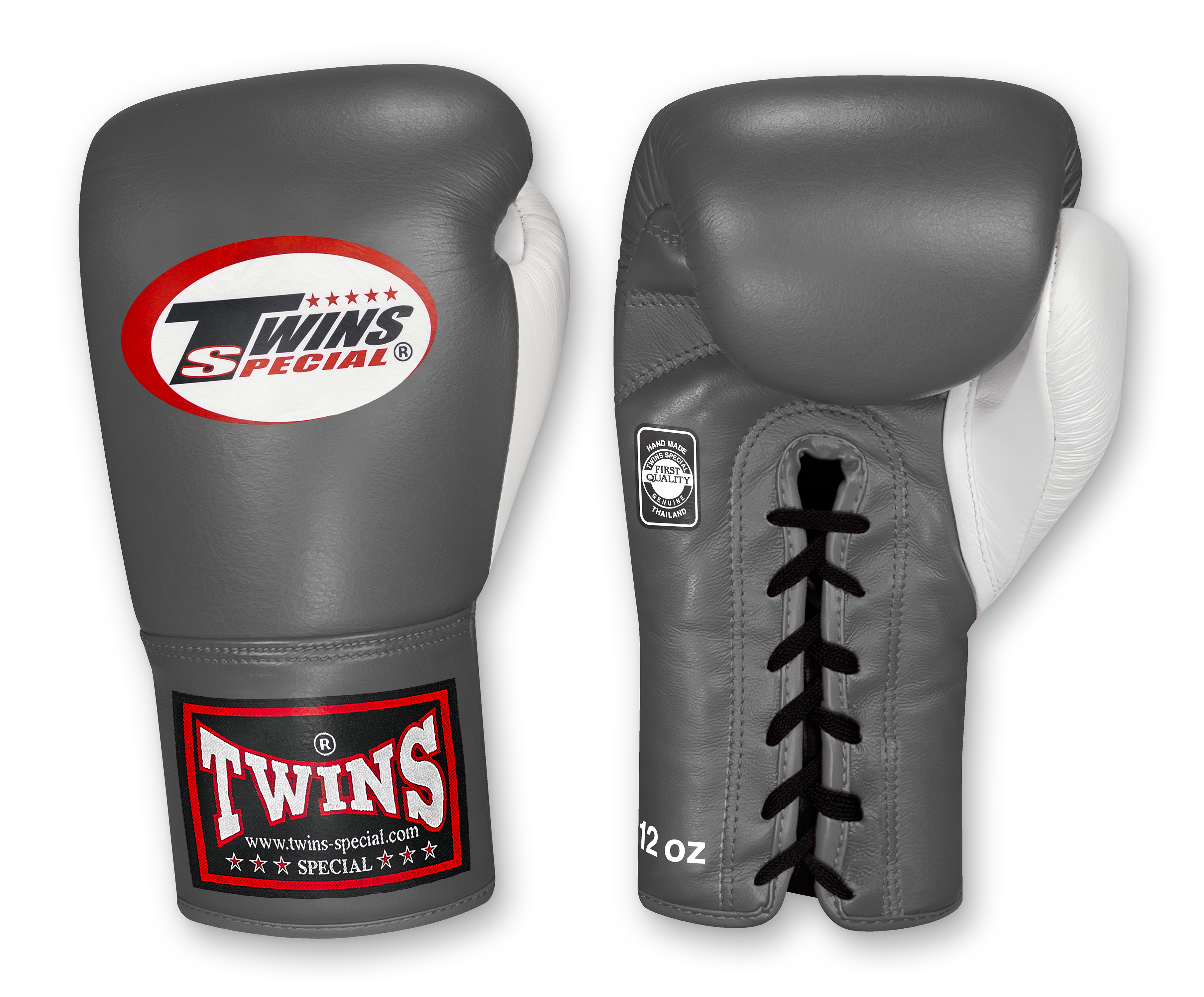 Dual Color Laceup - Colored Body and Palm - White Thumb - Classics - Black, White, Gold, Silver