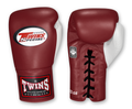Dual Color Laceup - Colored Body and Palm - White Thumb - Darks - Maroon, Dark-Green, Dark Brown, Navy
