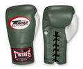Dual Color Laceup - Colored Body and Palm - White Thumb - Lights - Olive, Light Yellow, Pastel Blue, Light Pink