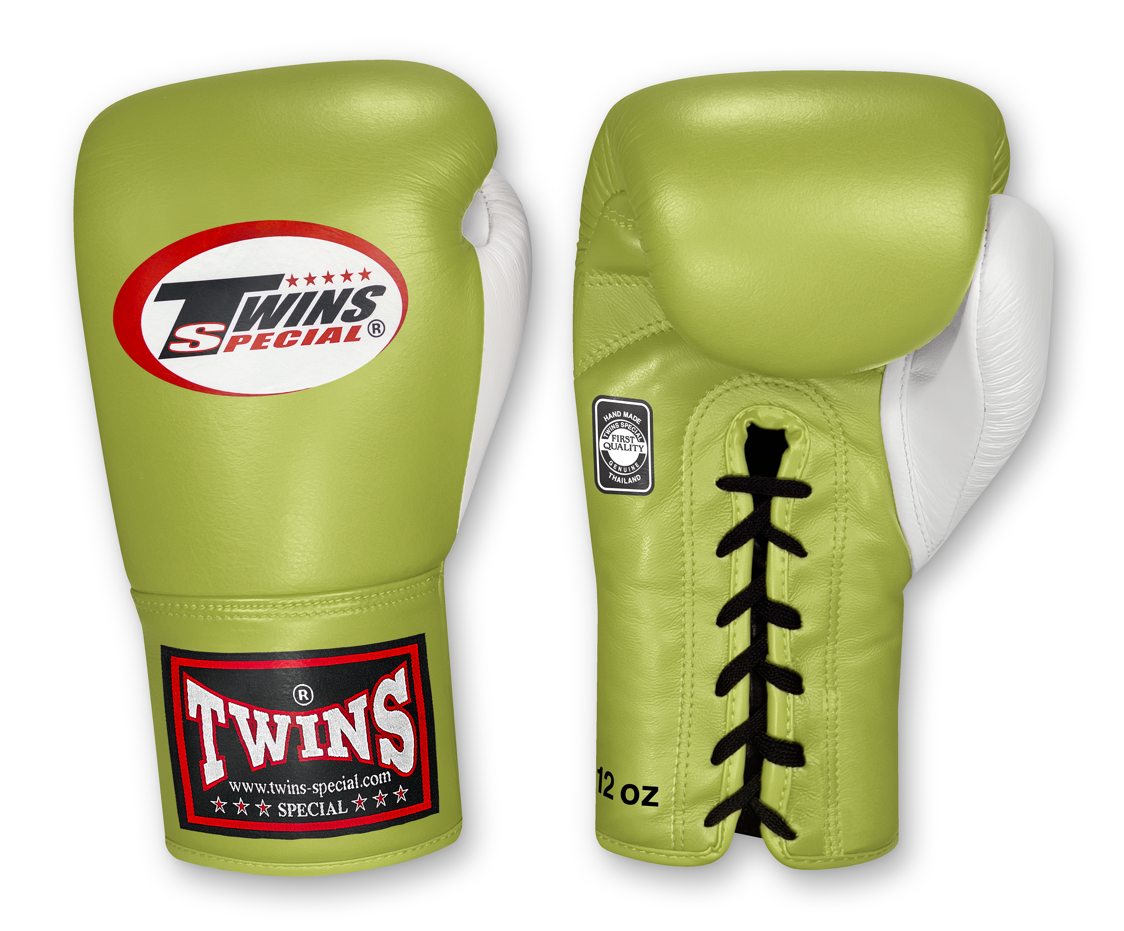 Dual Color Laceup - Colored Body and Palm - White Thumb - Bolds - Red, Blue, Brown Lime, Lavender