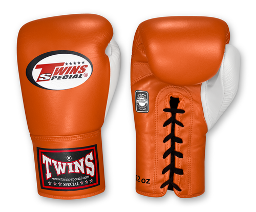 Dual Color Laceup - Colored Body and Palm - White Thumb - Brights - Yellow, Pink, Light Blue, Orange