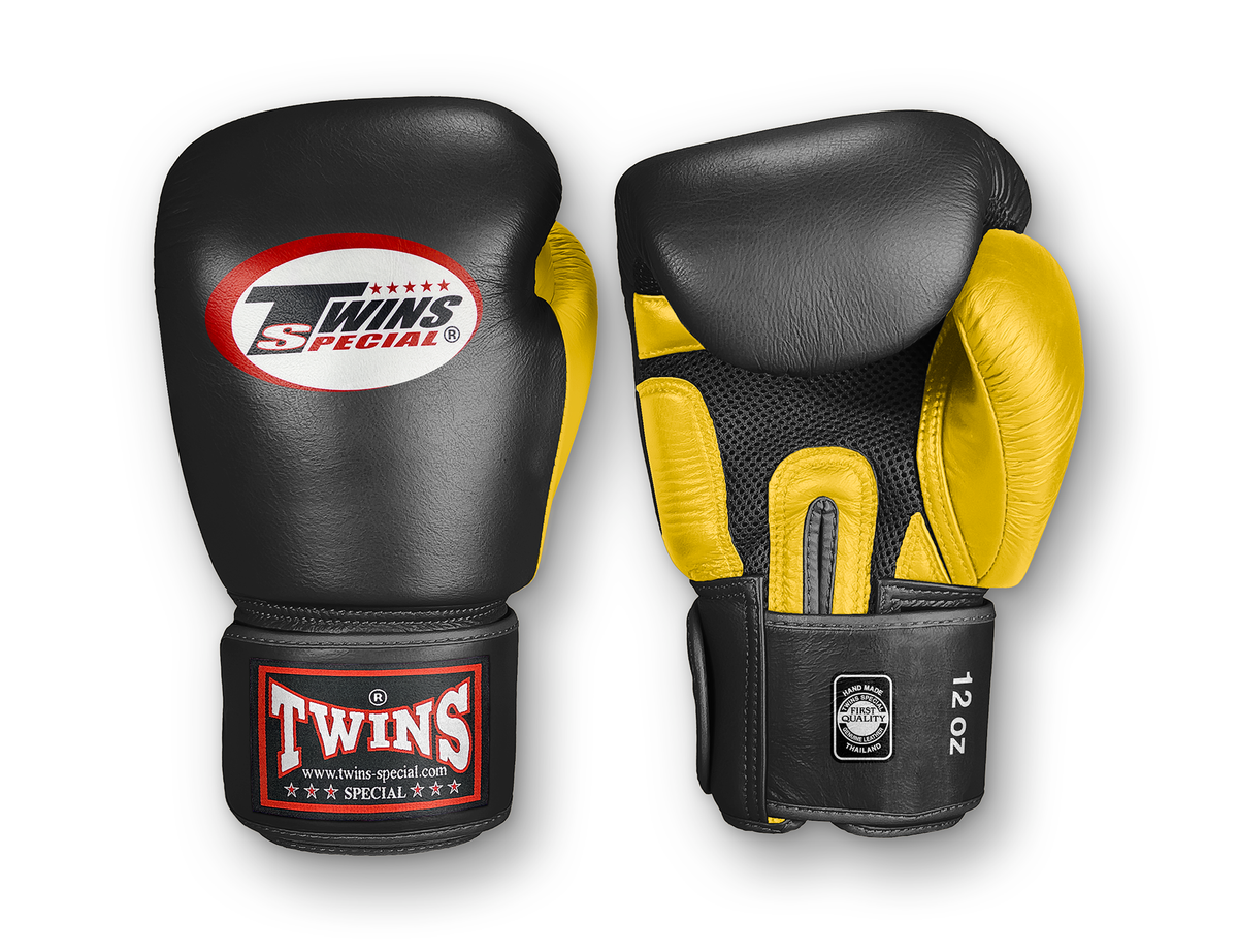 TWINS Air Palm Wrist Strap boxing gloves — Yellow | Twins Special