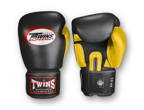 TWINS Air Palm Wrist Strap boxing gloves — Yellow | Twins Special