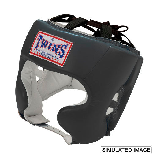 TWINS Professional Head Gear- Premium Leather - Black, White, Silver, Gold