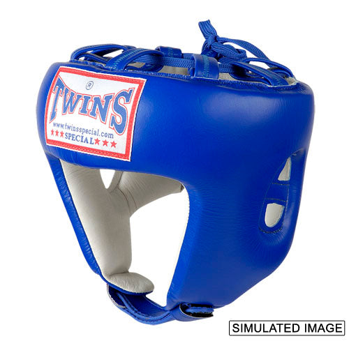 TWINS Pro Head Gear- Premium Leather - Red, Purple, Green, Brown, Blue