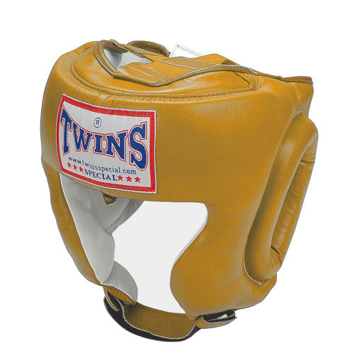 TWINS Head Gear- Premium Leather w/ Cheek - Black, White, Silver, Gold