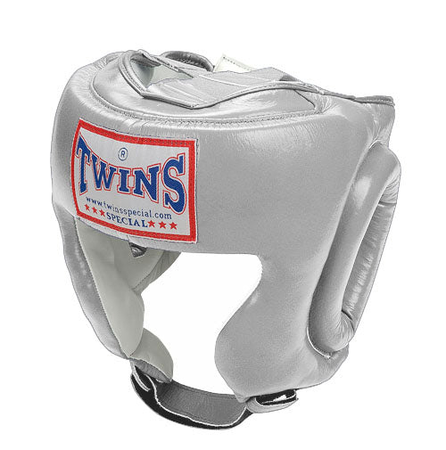 TWINS Head Gear- Premium Leather w/ Cheek - Black, White, Silver, Gold