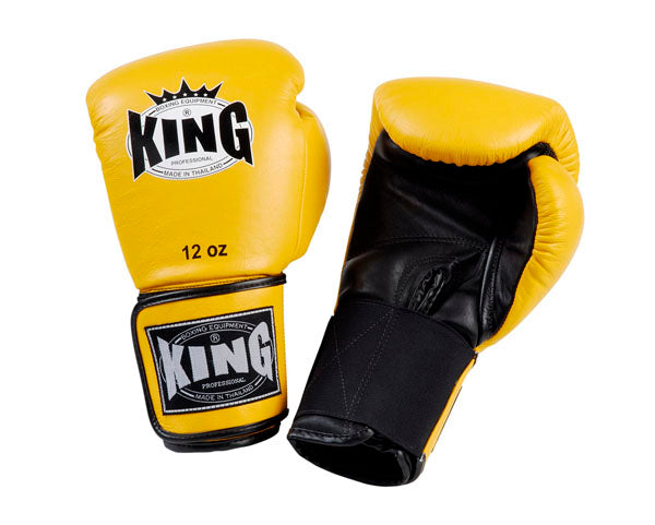 KING Boxing Gloves- Professional Velcro - Dual Colors