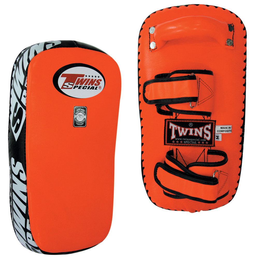 TWINS SPECIAL Muay Thai Pads w/ Velcro- Orange