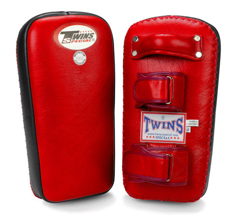 Twins Thai Pads w/ Velcro - KPL-2-Red-Black