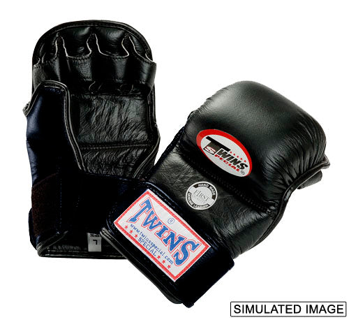 TWINS MMA Gloves With Fingers - Red, Blue, Black