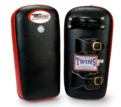 TWINS Thai Pads - Buckle - TWINS Muay Thai, Kicking, Martial Arts & MMA - Red, Black