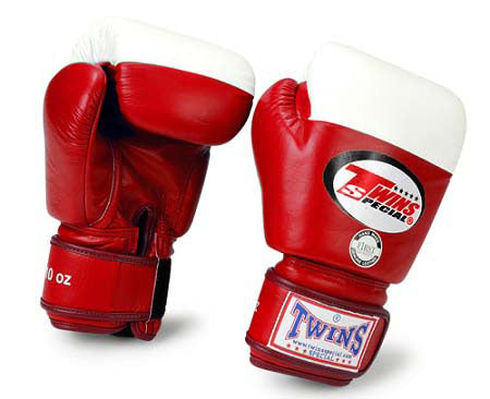 TWINS Boxing Gloves- Premium Leather- Amateur International Competition - Red, Blue, Black