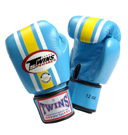 TWINS Lumpini Boxing Gloves- Premium Leather - Light Colors