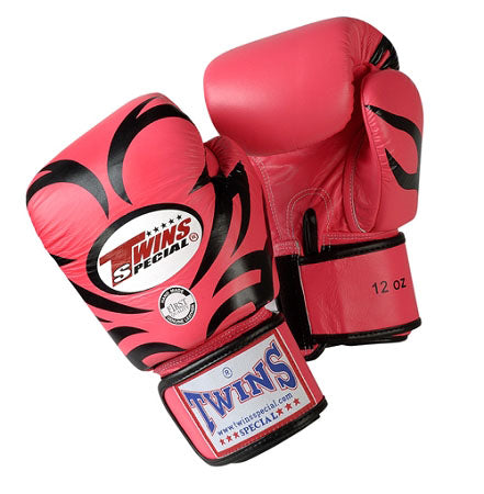 TWINS Tattoo Boxing Gloves- Premium Leather