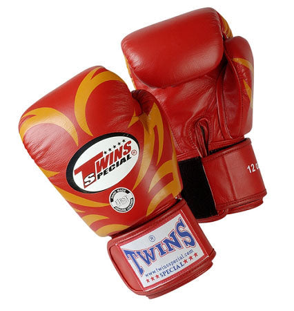 TWINS Tattoo Boxing Gloves- Premium Leather