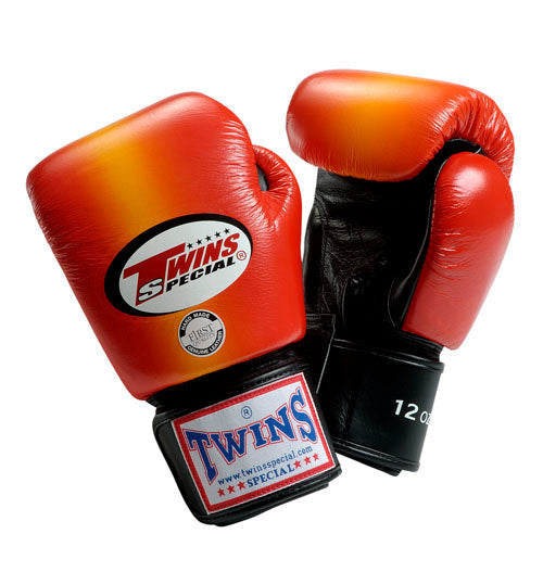 TWINS Vertical Slide Boxing Gloves- Premium Leather