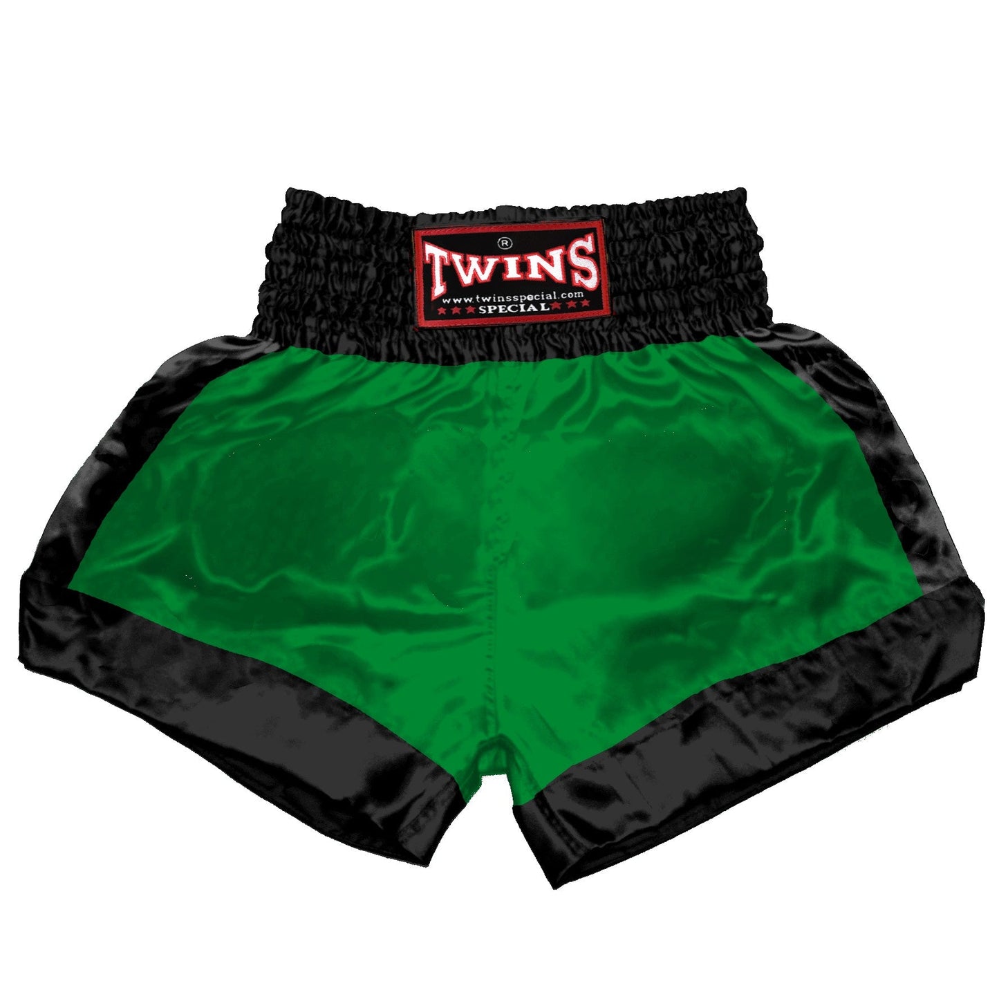 TWINS Muay Thai Shorts - Dual - Dark Colors - Border Bands - Black - Legs - Maroon, Dark Brown, Green, Navy Blue, Purple