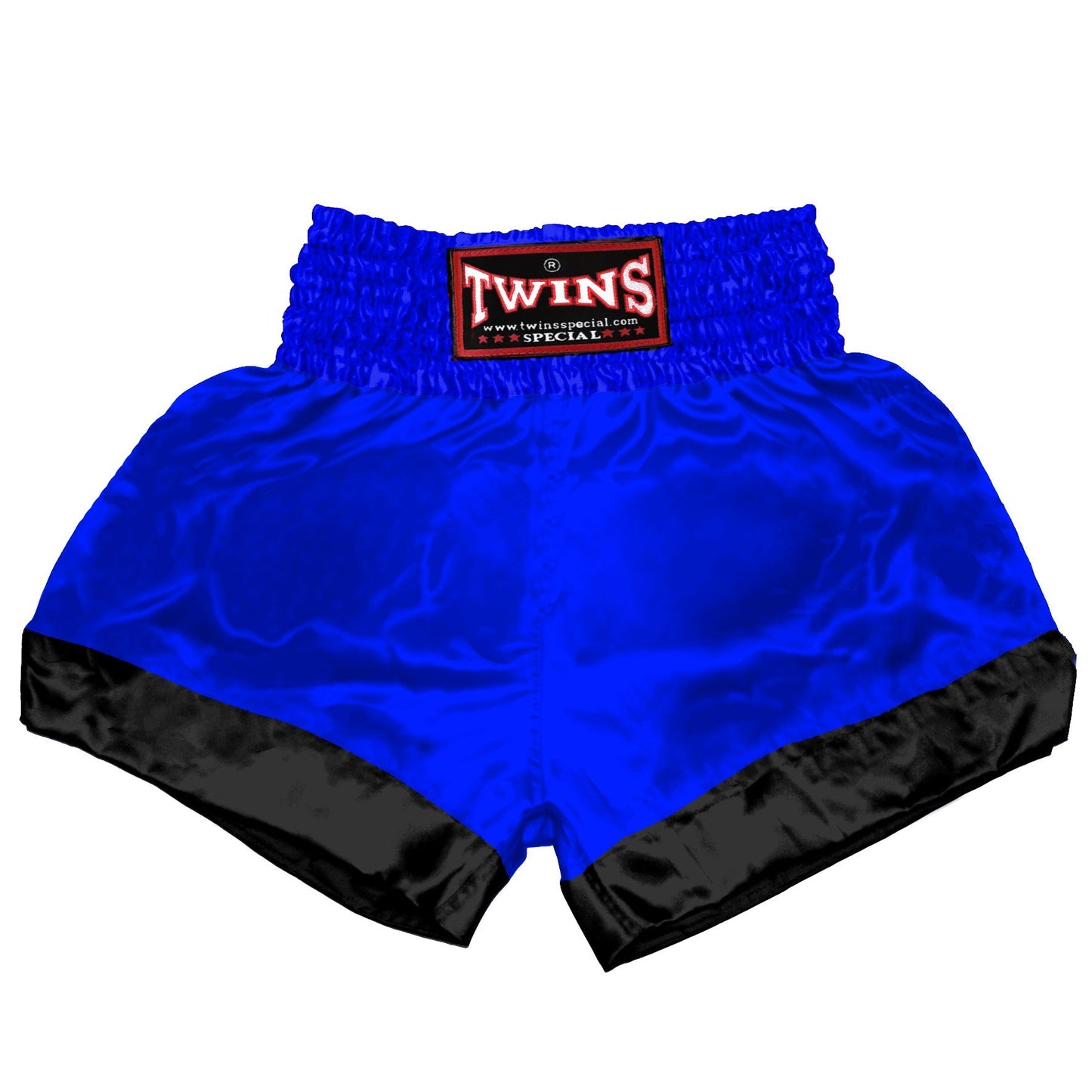 TWINS Muay Thai Shorts - Dual - Bold Colors - Leg Bands - Black - Legs - Red, Brown, Green, Blue, Lavender