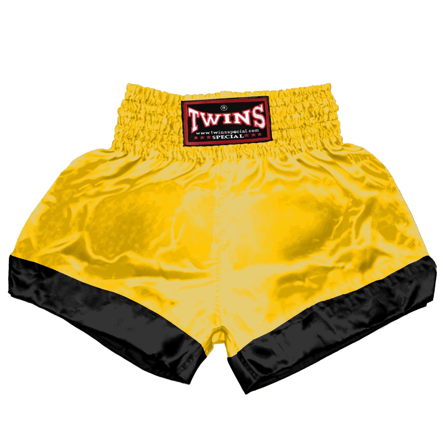 TWINS Muay Thai Shorts - Dual - Classic Tones - Leg Bands - Black - Legs - Grey, White, Gold, Silver