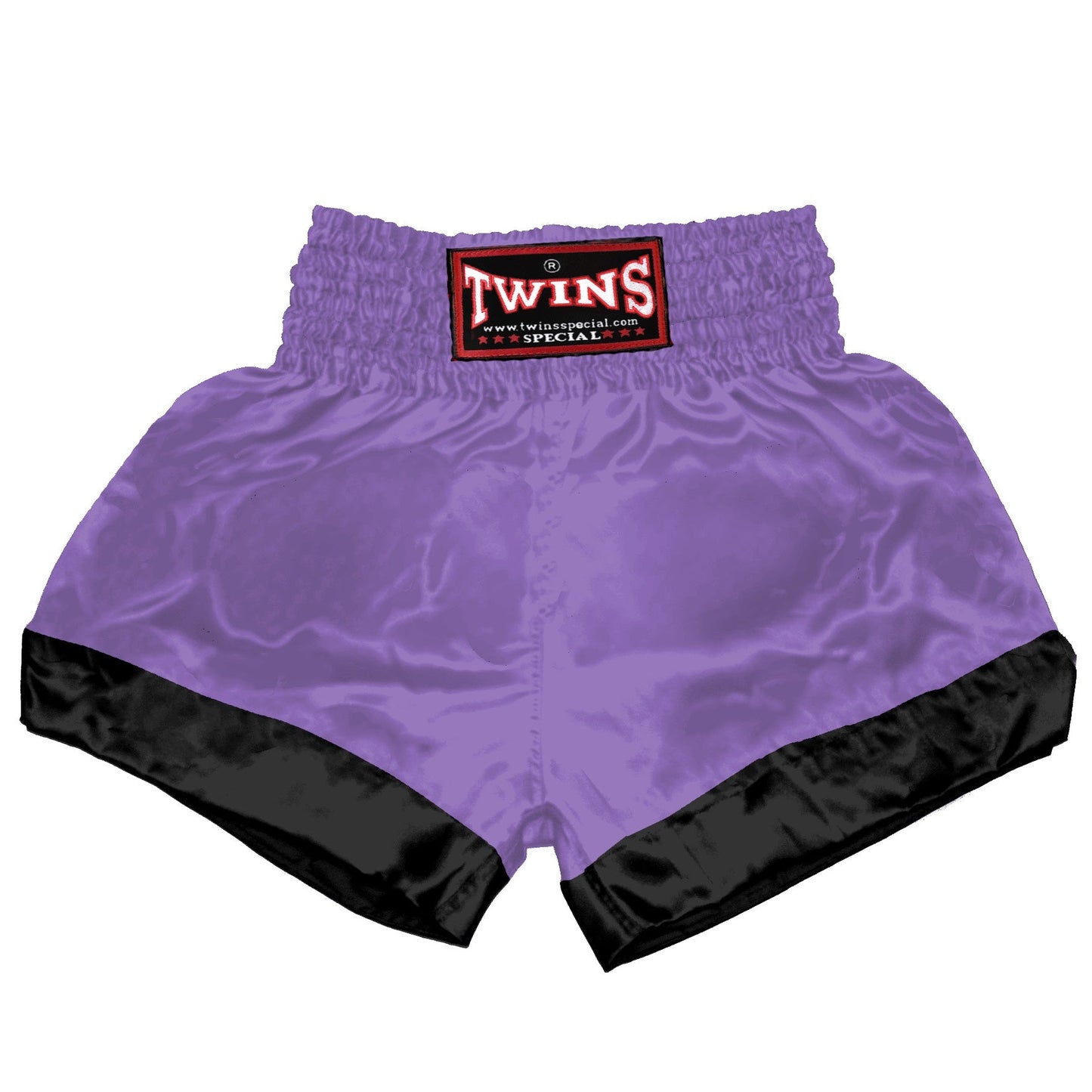 TWINS Muay Thai Shorts - Dual - Bold Colors - Leg Bands - Black - Legs - Red, Brown, Green, Blue, Lavender