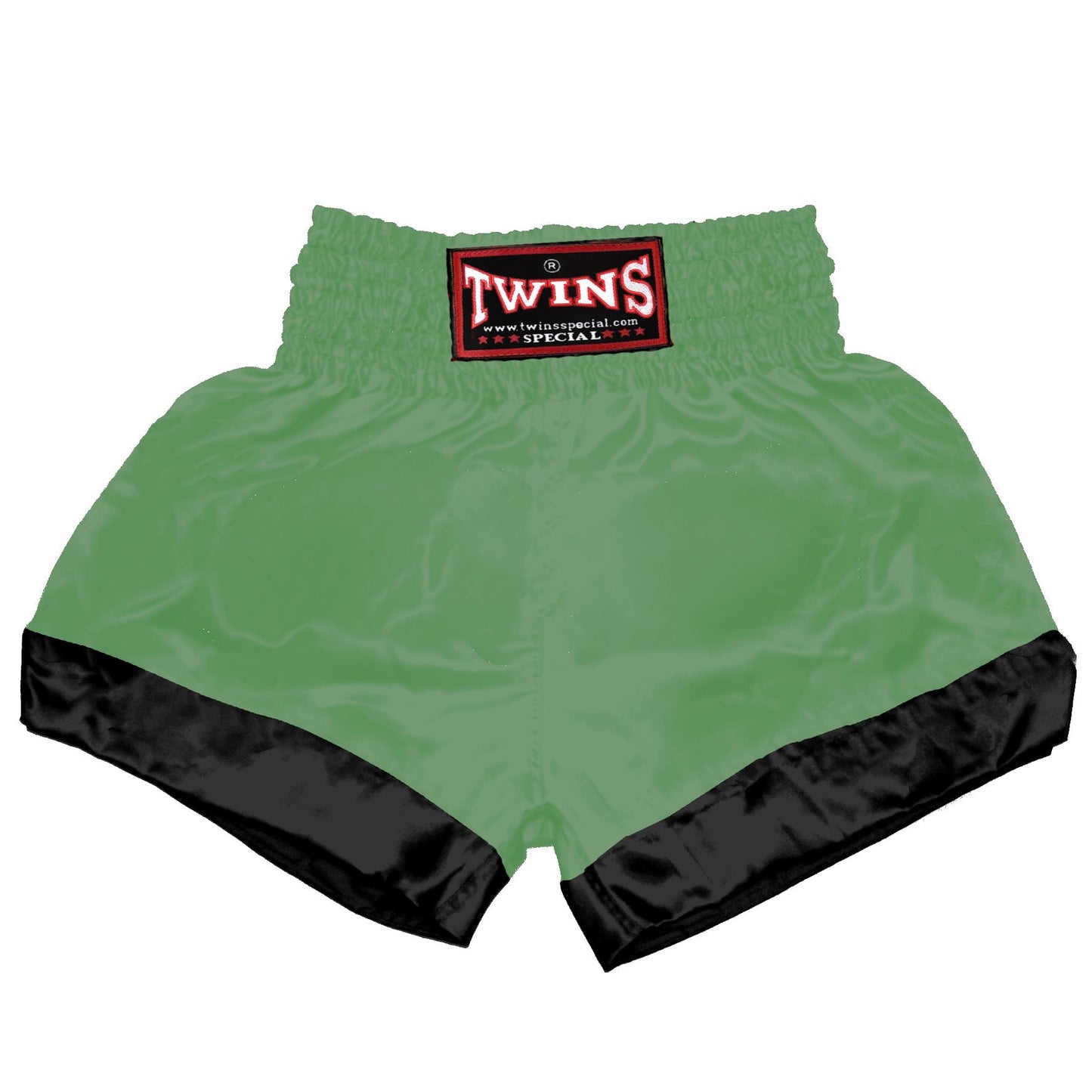 TWINS Muay Thai Shorts - Dual - Bright Colors - Leg Bands - Black - Legs - Orange, Yellow, Olive, Light Blue, Pink