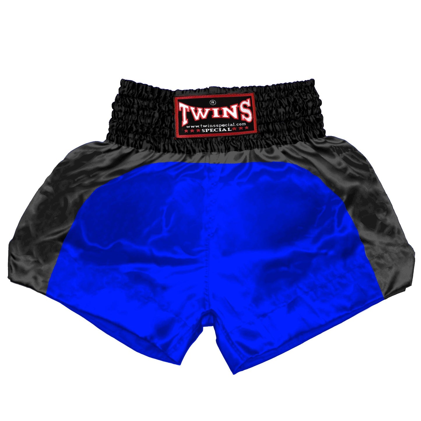 TWINS Muay Thai Shorts - Dual - Bold Colors - Arch - Black - Legs - Red, Brown, Green, Blue, Lavender