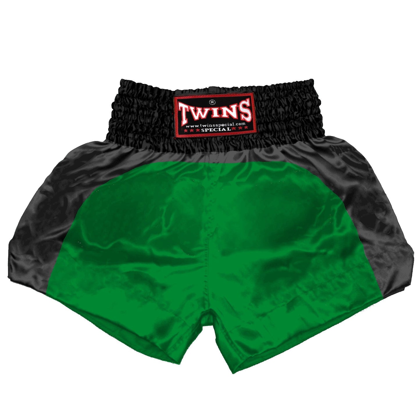 TWINS Muay Thai Shorts - Dual - Dark Colors - Arch - Black - Legs - Maroon, Dark Brown, Green, Navy Blue, Purple