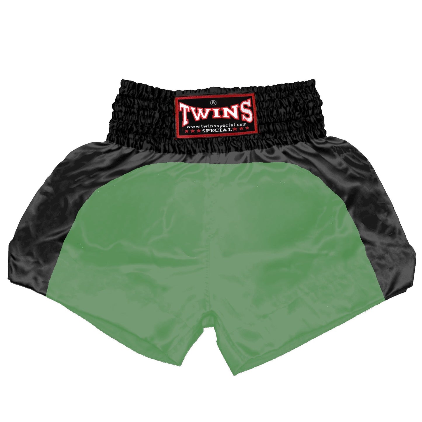 TWINS Muay Thai Shorts - Dual - Bright Colors - Arch - Black - Legs - Orange, Yellow, Olive, Light Blue, Pink