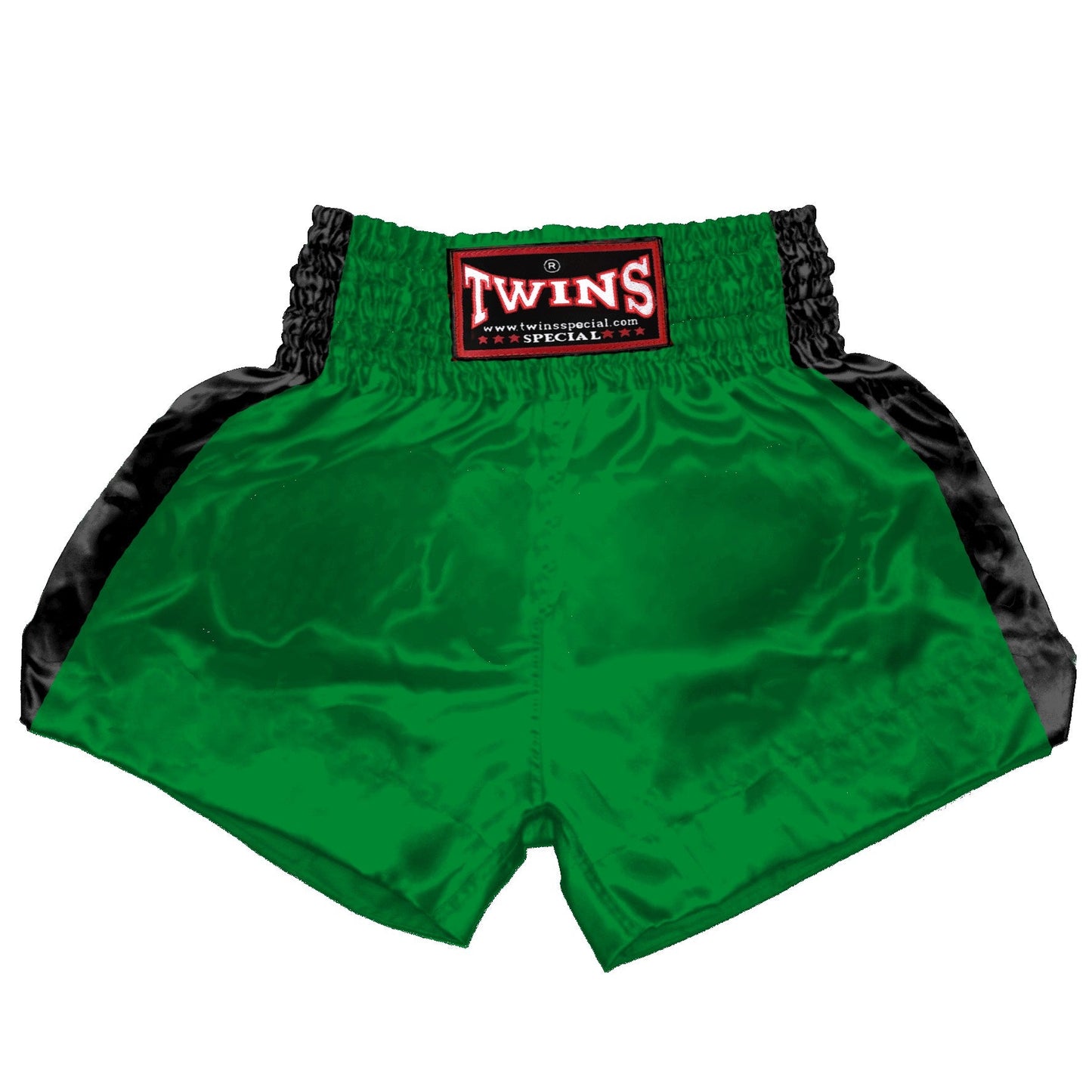 TWINS Muay Thai Shorts - Dual - Dark Colors - Sidebands - Black - Legs - Maroon, Dark Brown, Green, Navy Blue, Purple