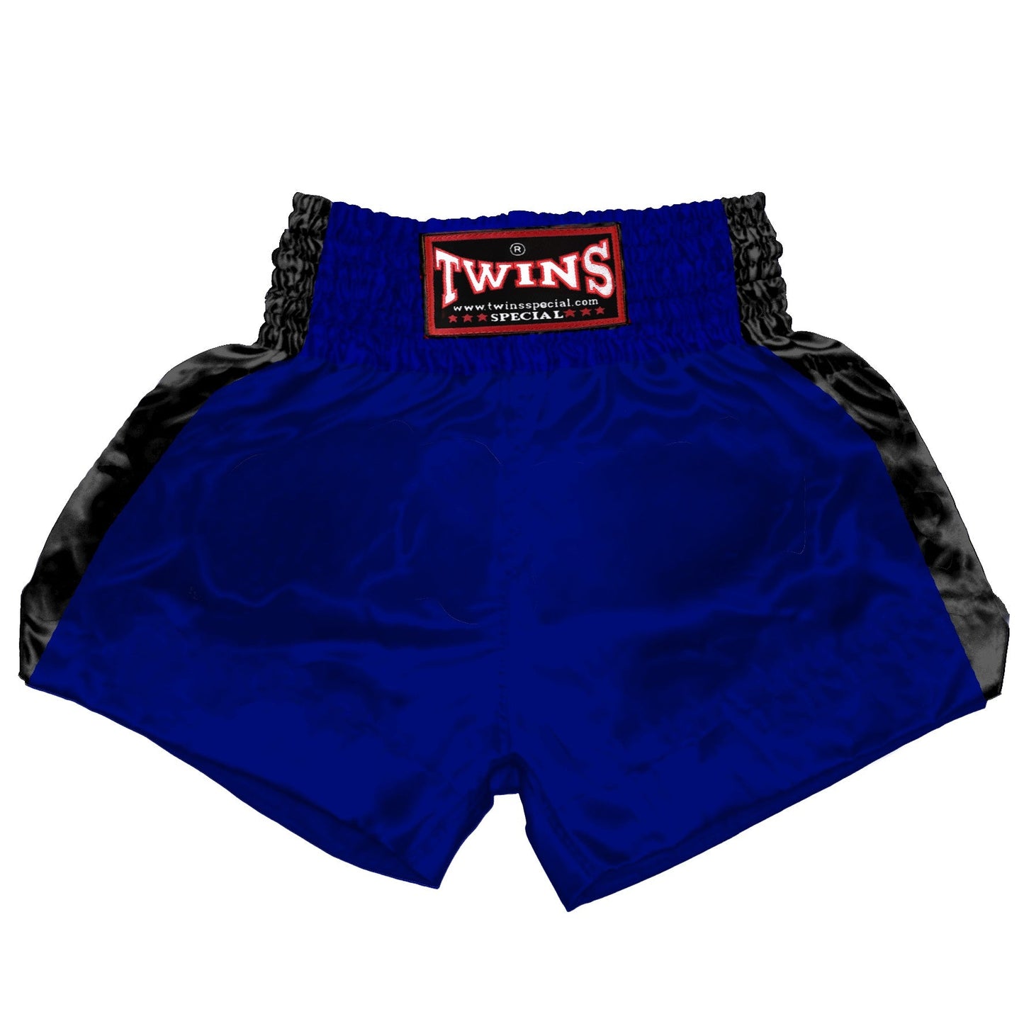 TWINS Muay Thai Shorts - Dual - Dark Colors - Sidebands - Black - Legs - Maroon, Dark Brown, Green, Navy Blue, Purple