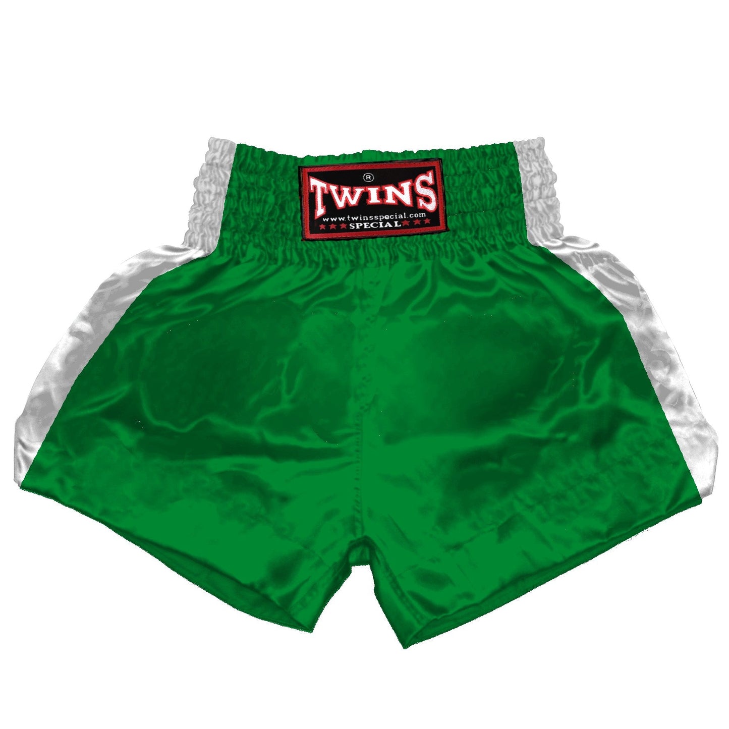 TWINS Muay Thai Shorts - Dual - Dark Colors - Sidebands - White - Legs - Maroon, Dark Brown, Green, Navy Blue, Purple