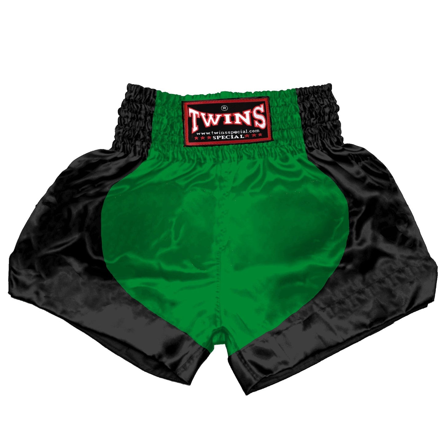 TWINS Muay Thai Shorts - Dual - Dark Colors - Parabola - Black - Legs - Maroon, Dark Brown, Green, Navy Blue, Purple