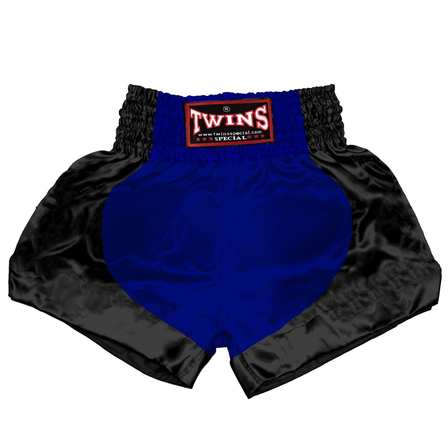 TWINS Muay Thai Shorts - Dual - Dark Colors - Parabola - Black - Legs - Maroon, Dark Brown, Green, Navy Blue, Purple