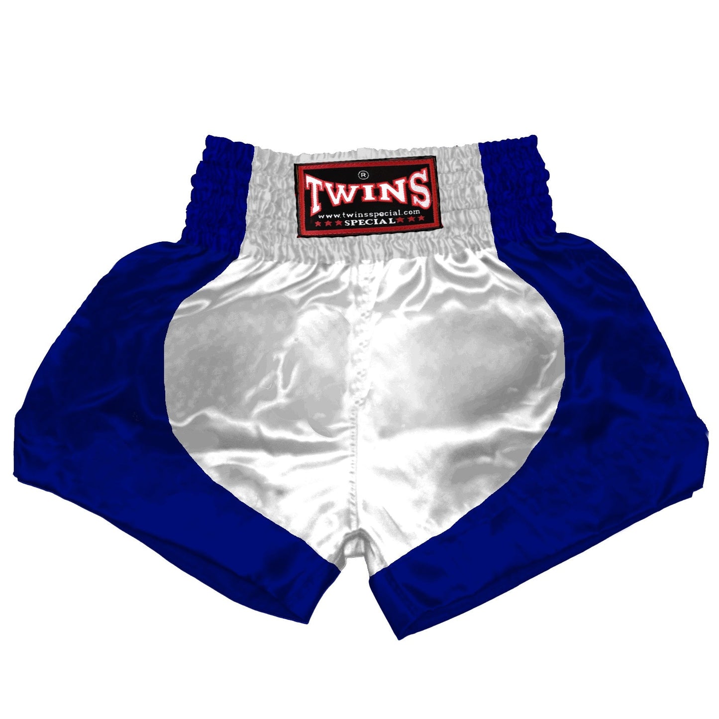 TWINS Muay Thai Shorts - Dual - Dark Colors - Parabola - Maroon, Dark Brown, Green, Navy Blue, Purple - Legs - White