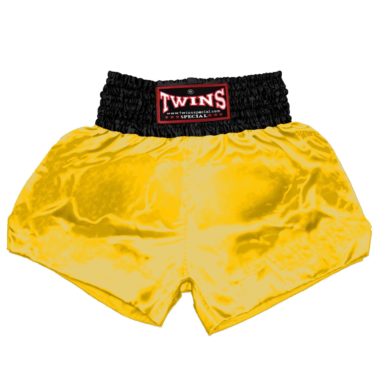 TWINS Muay Thai Shorts - Dual - Classic Tones - Waistband - Black - Legs - Grey, White, Gold, Silver