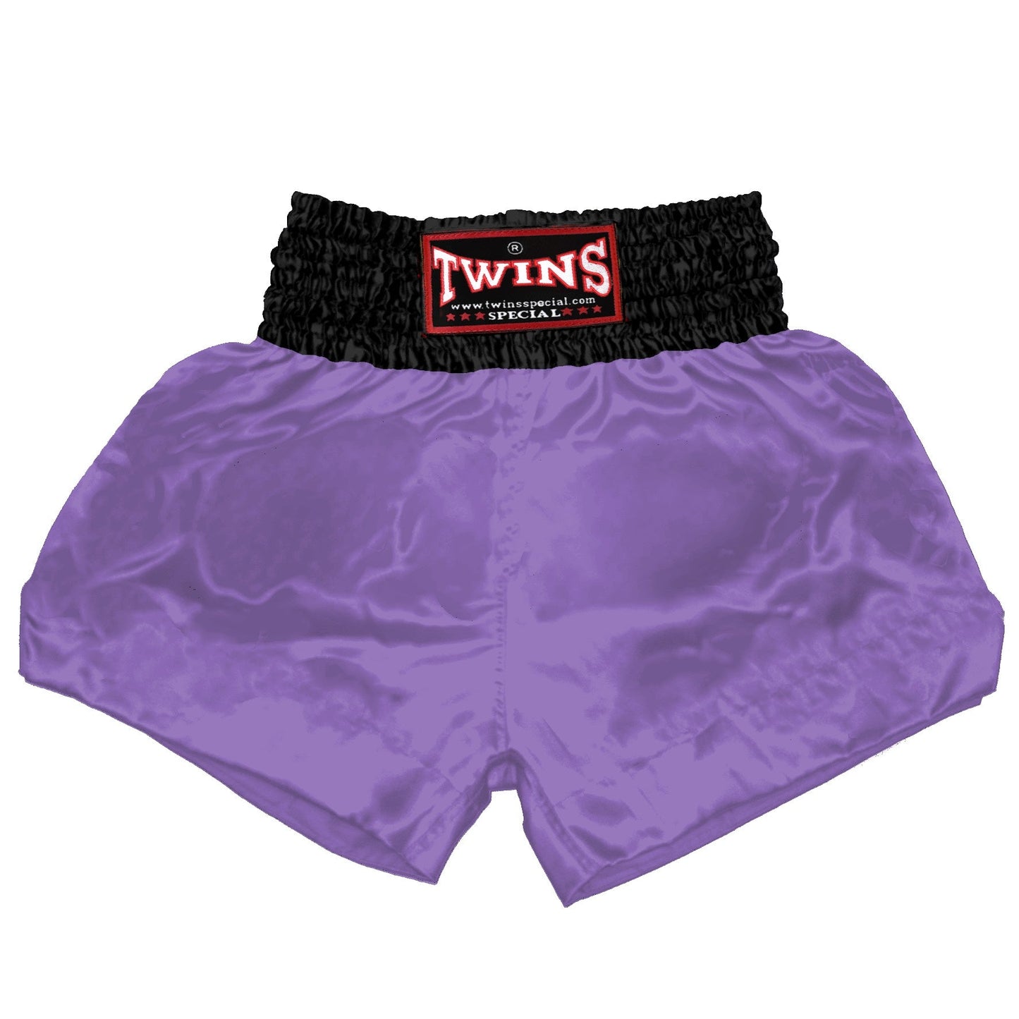 TWINS Muay Thai Shorts - Dual - Bold Colors - Waistband - Black - Legs - Red, Brown, Green, Blue, Lavender