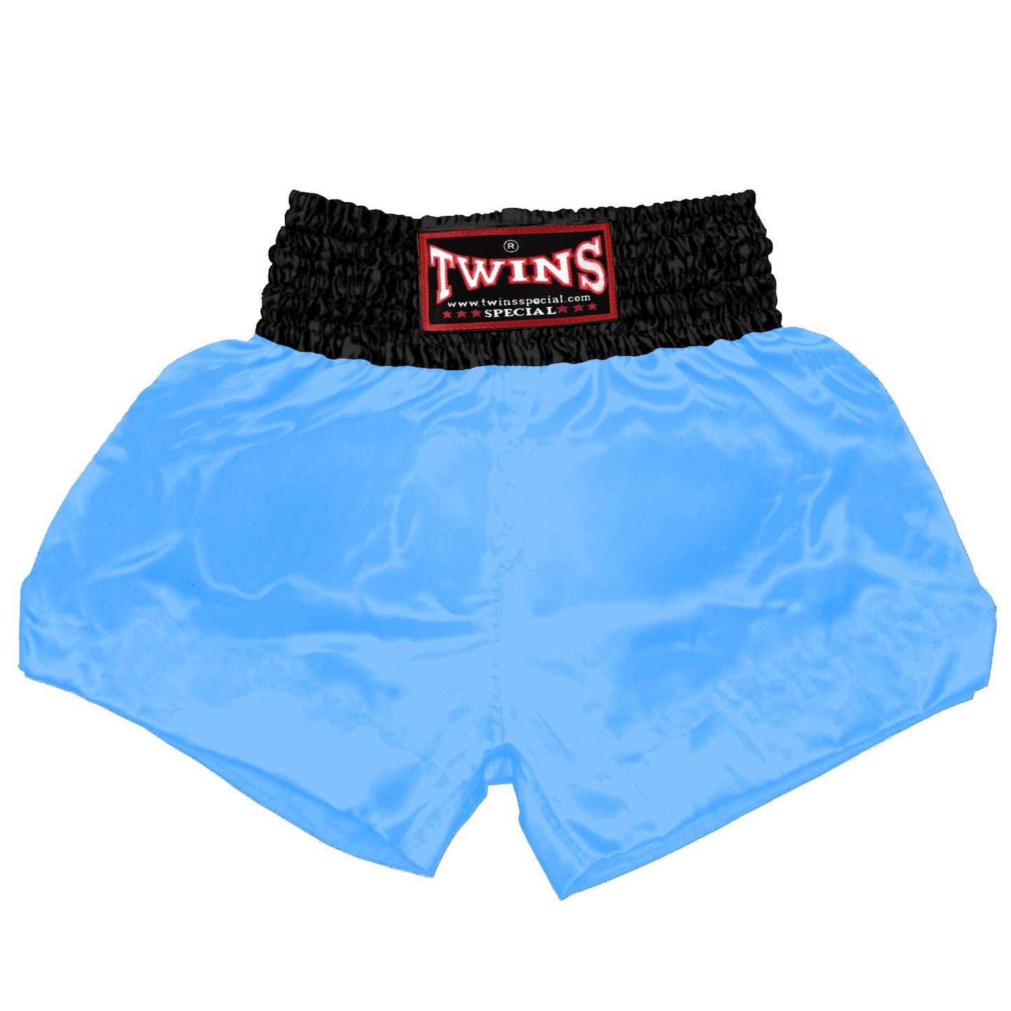 TWINS Muay Thai Shorts - Dual - Bright Colors - Waistband - Black - Legs - Orange, Yellow, Olive, Light Blue, Pink