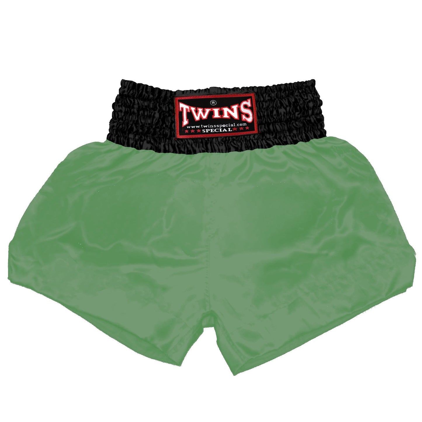 TWINS Muay Thai Shorts - Dual - Bright Colors - Waistband - Black - Legs - Orange, Yellow, Olive, Light Blue, Pink