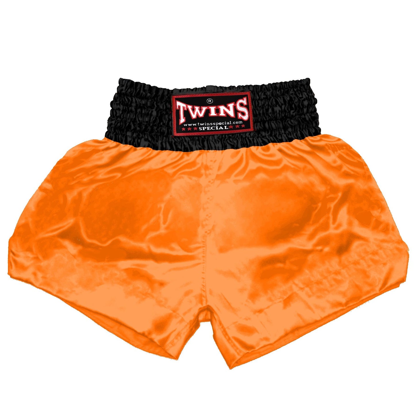 TWINS Muay Thai Shorts - Dual - Bright Colors - Waistband - Black - Legs - Orange, Yellow, Olive, Light Blue, Pink