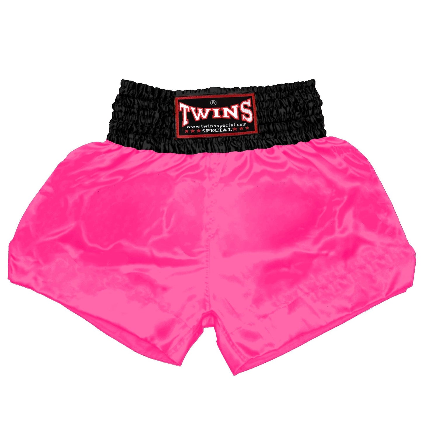 TWINS Muay Thai Shorts - Dual - Bright Colors - Waistband - Black - Legs - Orange, Yellow, Olive, Light Blue, Pink