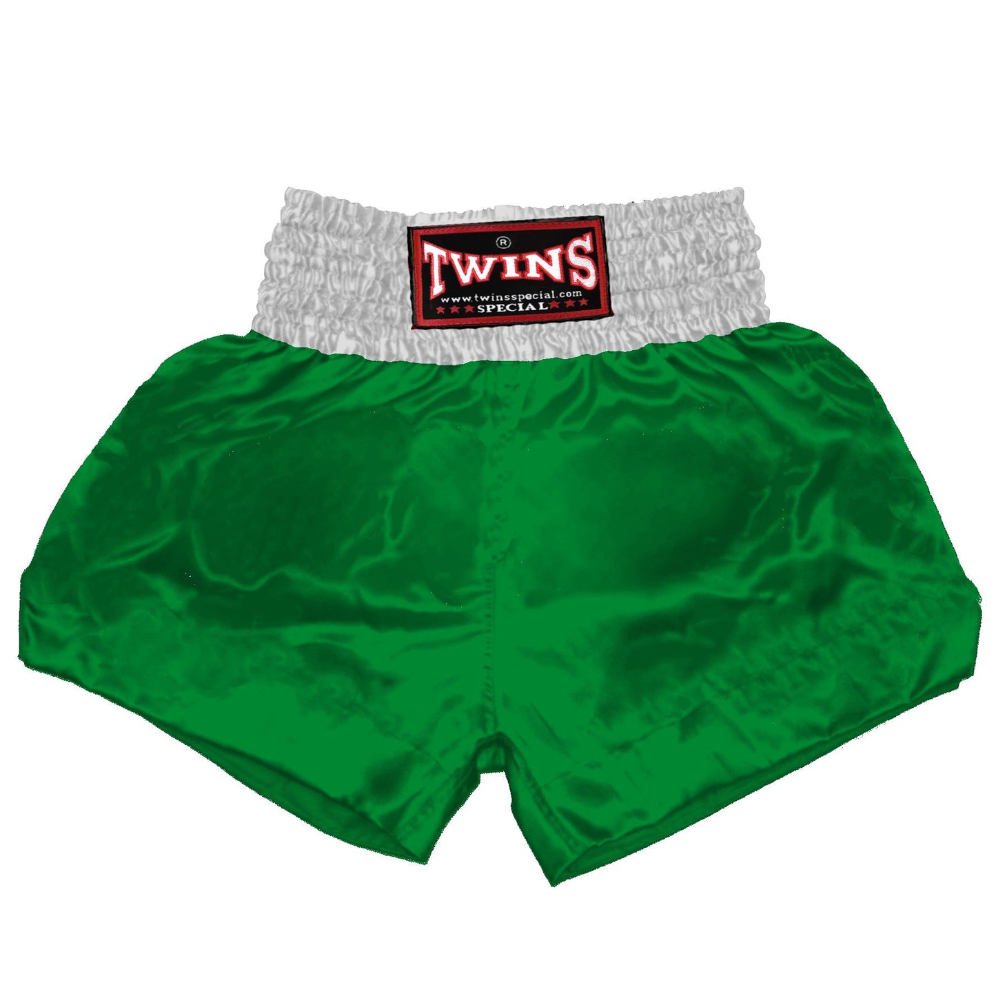 TWINS Muay Thai Shorts - Dual - Dark Colors - Waistband - White - Legs - Maroon, Dark Brown, Green, Navy Blue, Purple