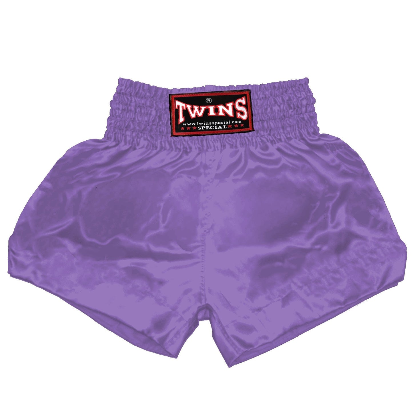 TWINS Muay Thai Shorts - Solid - Bold Colors - Red, Brown, Green, Blue, Lavender