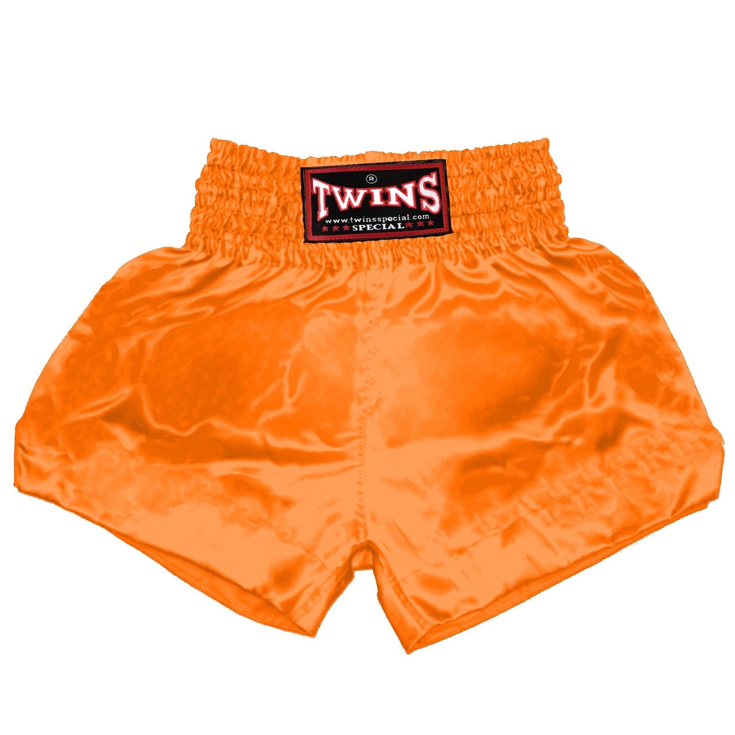 TWINS Muay Thai Shorts - Solid - Bright Colors - Orange, Yellow, Olive, Light Blue, Pink